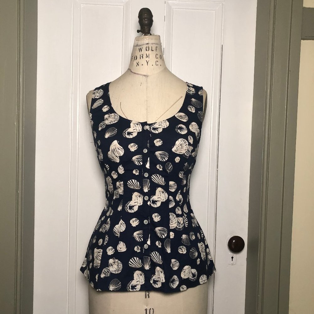 Edme & Esyllte for Anthropologie Seashell Tank